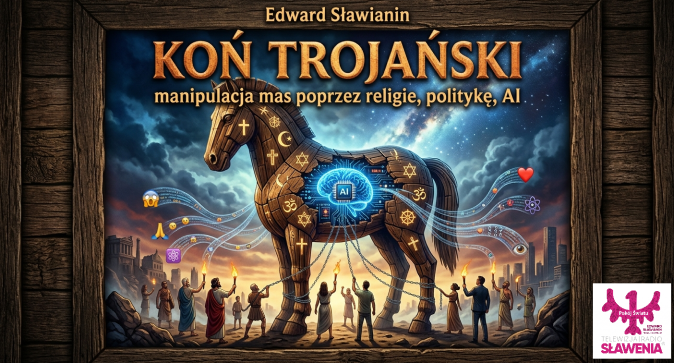 Koń Trojański – manipulacja mas poprzez religię, politykę, AI”